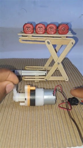 Automatic lifting Machine 🚋#mayank electron #electronic project #diy#shorts