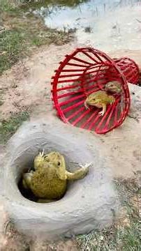 Survival Skills: SIMPLE and USEFUL with Frog trapping tool #survival #bushcraft #camping