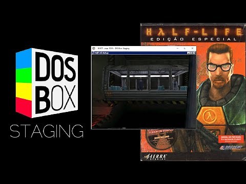 DOSBox Staging running Half-Life 1 with 3dfx Voodoo1! [That's right, it recognized the drivers!]
