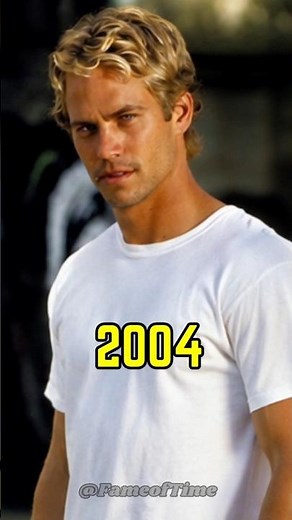 The Evolution of Paul Walker 💔💎 #evolution #shorts