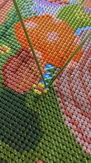 Colorful Cross-Stitch Project Tutorial