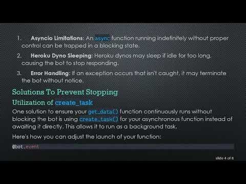How to Fix Your Discord Bot Stopping on Heroku and Create a Restart Command