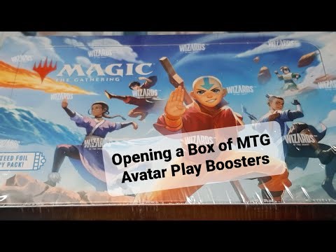 Opening a Box of MTG Avatar Play Boosters