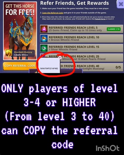 How to use the Referral Code and what it's for ⭐ #hrt