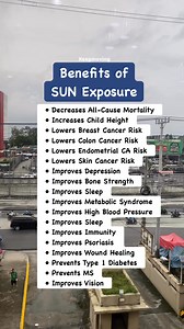 3K views · 23 reactions | Benefits of SUN Exposure #healthytips #health #healthbenefits #everyone #fbreels #viralreelsfacebook #reelsfacebook #satisfyingvideo | Keepmoving | Facebook