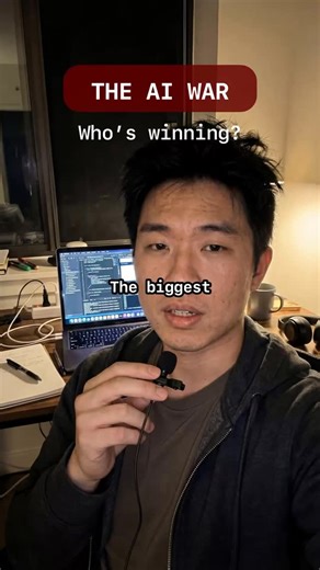 Marcus Chen / AI Coding on Instagram: "The biggest tech war since Apple vs Google is happening right now in AI ⬇️ Anthropic mocked OpenAI in a Super Bowl ad. Altman wrote a 420-word rant. Both dropped competing models within an hour. Google is quietly growing 300% and just locked Gemini into every iPhone through Apple. Elon merged SpaceX and xAI — $1.25 trillion — but Grok keeps getting banned for generating illegal content. 800M users. $1B in 7 months. $20B raised. And nobody's winning. Who are