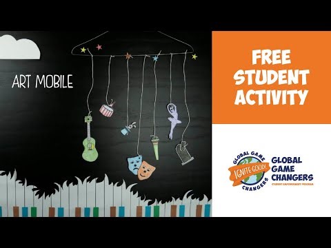 Creative Art Mobile | Fun Classroom & Home Craft Idea