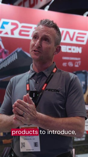 Exciting launches at #CONEXPO, booth S60534! Tune in as Brian talks about the new Red Line and more. Missed it? Head to fecon.com for updates! 💡 #Fecon #FeconAtConExpo