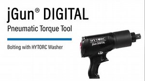 The HYTORC jGun DIGITAL Single Speed is the first pneumatic torque...