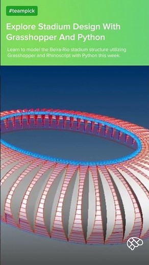 How To Design A Stadium With Grasshopper, Rhinoscript & Python #parametricdesign