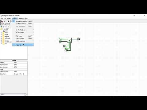 Flip Flop tipo D en logisim