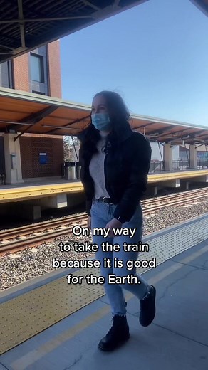 Just trying to help our Earth! 🌍🚂 #Connecticut #CTrail #CTrides #Ecofriendly #PublicTransportation #GreenCommuting