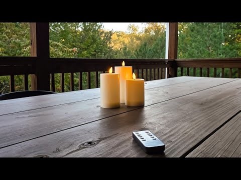 Outdoor Flameless Waterproof Candles With Remote