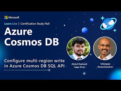 Learn Live - Configure multi-region write in Azure Cosmos DB SQL API