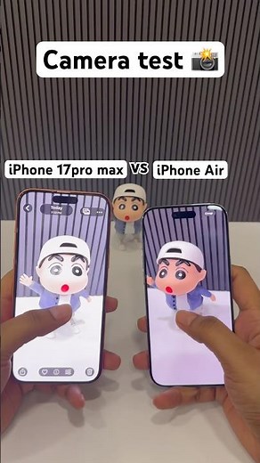 iPhone 17pro max vs iPhone Air camera test🧐 #shorts #iphone17promax #iphoneair