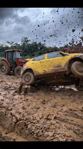 Honda Brio Nekat Terjang Lumpur Ekstrem! Sampai Jumping & Nyungsep