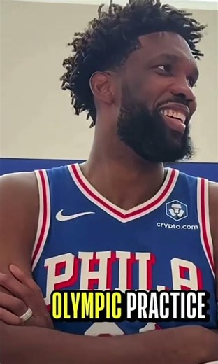 Embiid FIRST ever left-hand DUNK ❤️‍🔥