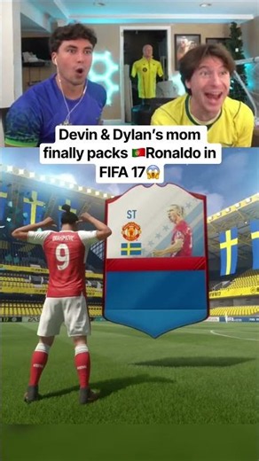 Devin & Dylan’s mom finally packs 🇵🇹Ronaldo in FIFA 17😱