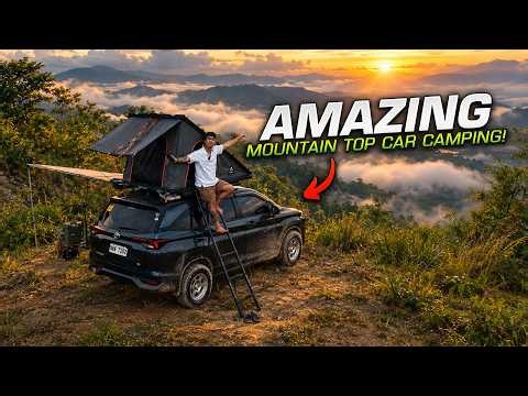 I Explored an AMAZING Mountain Top Camping Spot! | Solo Car Camping Adventure