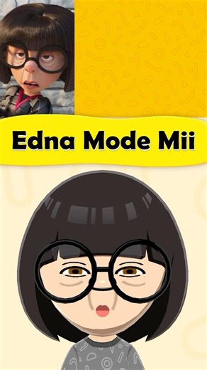 How to make Edna Mode in Tomodachi Life Living the Dream #tomodachilife #tomodachilifelivingthedream