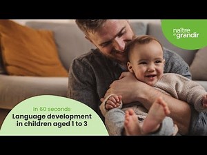 Language development in children aged 1 to 3 - In 60 seconds