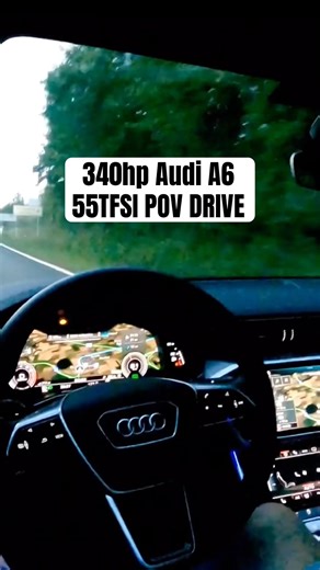 POV Drive Audi A6 55TFSI #audi #a6 #audia6 #drive #pov