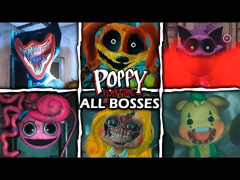 Poppy Playtime: Chapter 1, 2, 3 - ALL BOSSES