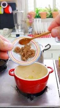 MINIATURE KITCHEN SET REAL COOKING. #miniaturecusina #shorts