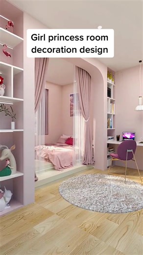 Girl Princess Room Decoration Design