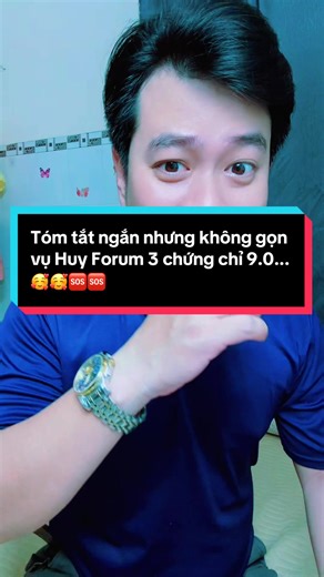 Tóm tắt ngắn nhưng không gọn vụ Huy Forum 3 chứng chỉ 9.0...🥰🥰🆘🆘 #ansogood #phungvanan