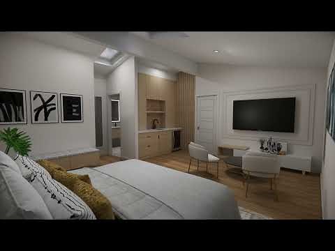 Garage conversion to JADU 420 S.F. cozy Jadu studio by Rummy Dechner