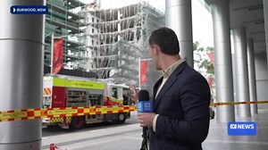 More than 50 evacuated after building collapses in Burwood