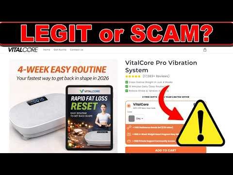 Vitalcore Pro Vibrating System Review ⚡ Legit Therapy Device or Scam?