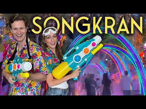 Our First SONGKRAN! 🇹🇭💦 (World’s Biggest Water Festival in Thailand)