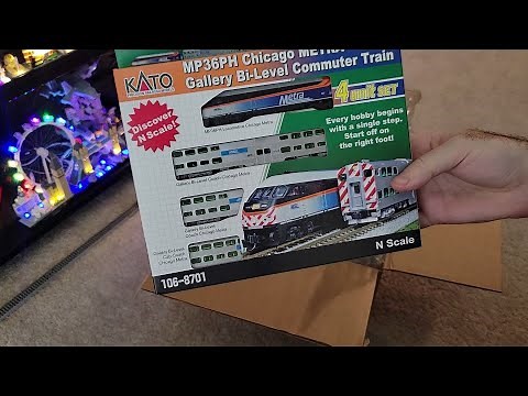 Kato Chicago Commuter METRA Unboxing! 106-8701