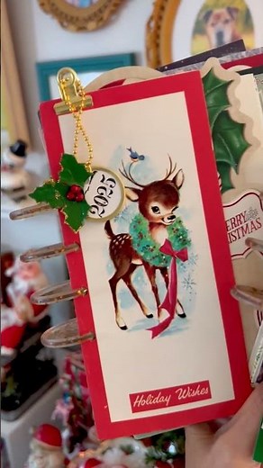 Easy Disc Bound Holiday Tutorial using the Cinch Machine #handmadejournal #scrapbook #christmas