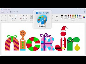 How to draw Nick Jr. Christmas logo in MS Paint🎨