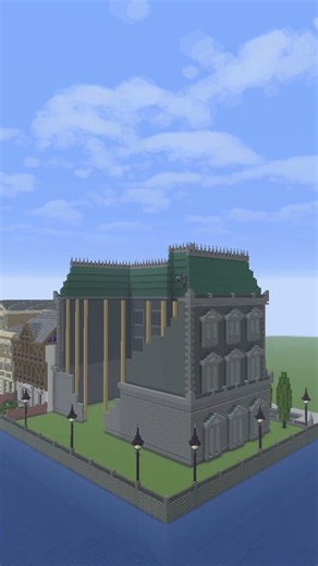 Building A Grian Inspired House In My Minecraft City #minecraft #grian #hermitcraft
