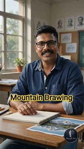 Stop Drawing Flat Mountains! 🏔️ How to Draw Realistic Mountains Step-by-Step