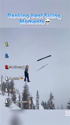 Best Skiing Fails 💀🙄 #memes #fun