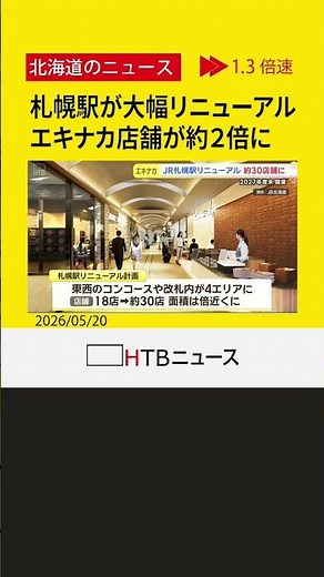 JR札幌駅が大規模リニューアルへ エキナカ店舗数ほぼ倍増