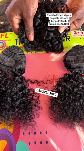 Trendy 10-Inch Jerry Curl Wig with Closure