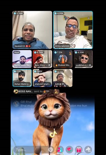 Discover BOSS NAVEED's Live Interactions