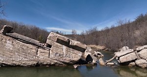 Broken Down Dam in Fergus Falls features natural beauty, man-made failures