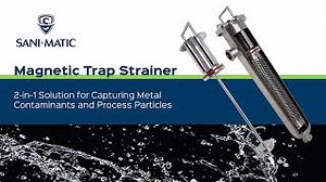 Sani-Matic - Sanitary Magnetic Trap Strainer | Rodem Inc.