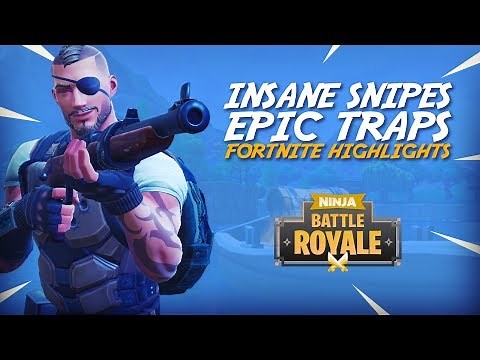 Insane Snipes Epic Traps!! - Fortnite Battle Royale Highlights - Ninja