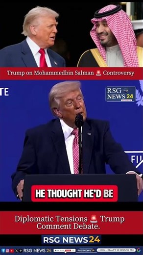 Donald Trump Remark Sparks Outrage 😳#viralvideo #shortsfeed #trump #saudiarabia #viral #shorts #iran