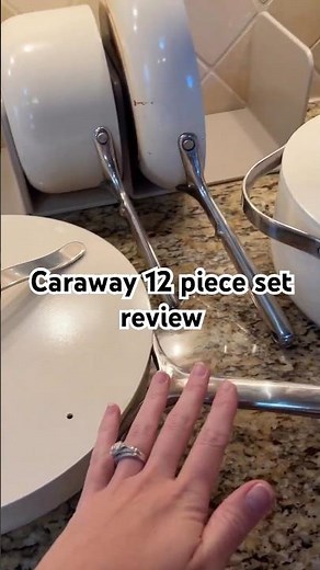 Caraway ceramic cookware set 12 piece