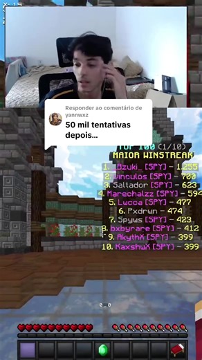 Respondendo a @yannwxz Aqui a gente mostra a realidade #bedwars #mushmc #hypixel #minecraft #satturnni