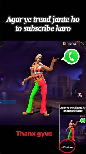 only old player know this trend 📈#freefire #viral